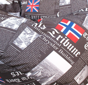 Ткань грета Times (коричневый)