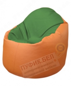 Кресло-мешок Bravo Б1.3-N76Т20 (зеленый-оранжевый)