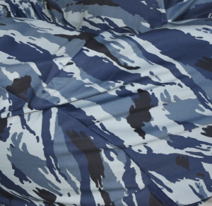 Ткань грета Синий камуфляж