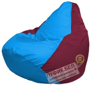 Кресло мешок Груша Макси Г2.1-281 голубой, бодовый