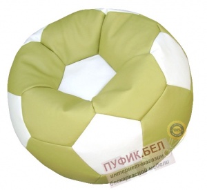 Кресло мешок Мяч (оливковый, вставка белая)