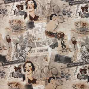 Ткань велюр - Retro