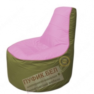 Кресло мешок Трон Т1.1-0310(розовый-оливковый)