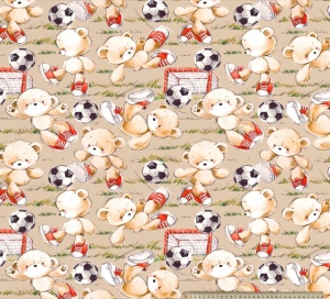 Ткань велюр - Mishki