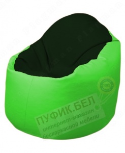 Кресло-мешок Bravo Б1.3-F05F07 (темно-зеленый, салатовый)