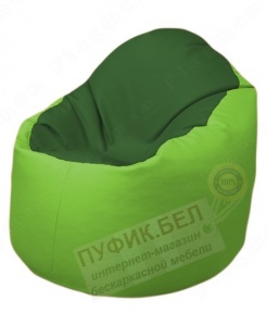 Кресло-мешок Bravo Б1.3-N77N19 (темно-зеленый, салатовый)