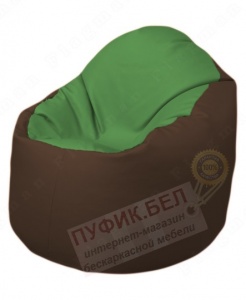 Кресло-мешок Bravo Б1.3-N76Т26 (зеленый-коричневый)
