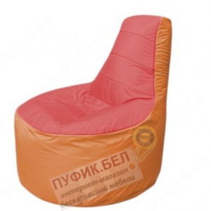Кресло мешок Трон Т1.1-0205(красный-оранжевый)