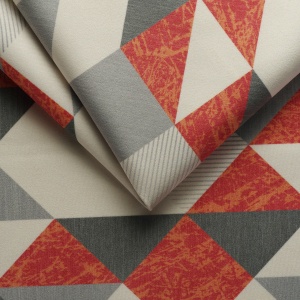 Ткань велюр - Zigzag Blooks 103