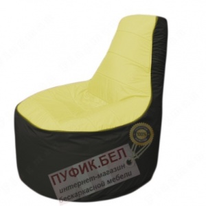 Кресло мешок Трон Т1.1-0622(желтый-серый)