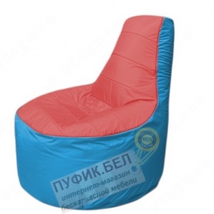 Кресло мешок Трон Т1.1-0213(красный-голубой)