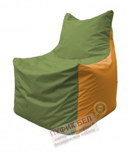 Кресло мешок Фокс Ф 21-227 (оливково-оранжевый)