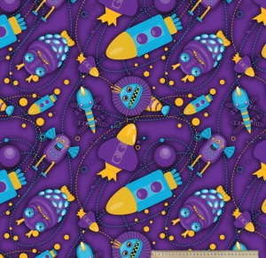 Ткань велюр - Cosmostars-03