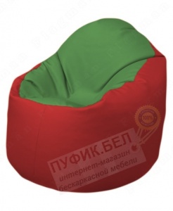 Кресло-мешок Bravo Б1.3-N76Т09 (зеленый-красный)