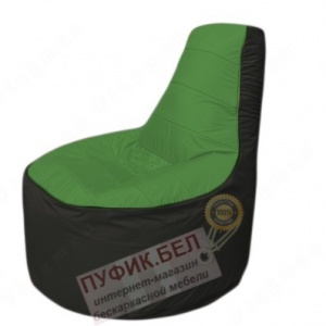 Кресло мешок Трон Т1.1-0824(зелёный-черный)